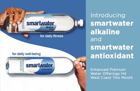 Smartwater Enhanced  Premium Waters Hit West Coast