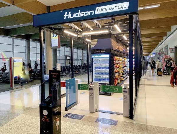 Hudson Becomes First Travel Retailer To Deploy Amazon One