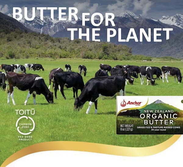 Anchor Dairy Launches Organic Carbonzero Certified Butter