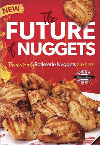 Boston Market Launches Rotisserie Chicken Nuggets