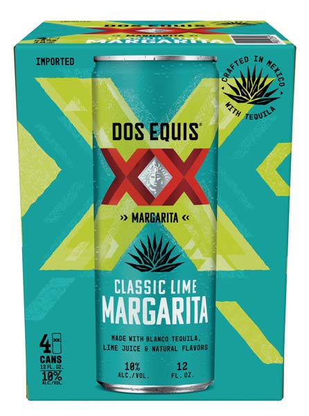 Dos Equis Enters  Spirits Category With New Dos Equis Margarita Classic Lime