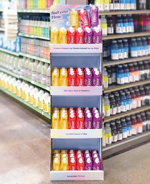 Flow Beverage Displays  Vitamin-Infused Water In Three Flavors