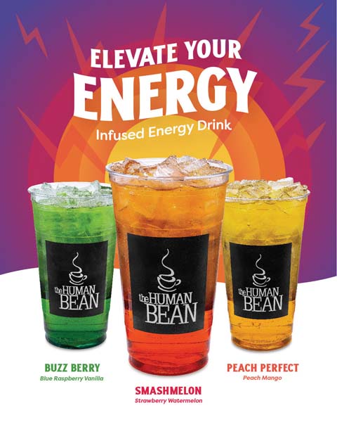 The Human Bean Introduces Infused Energy Drinks