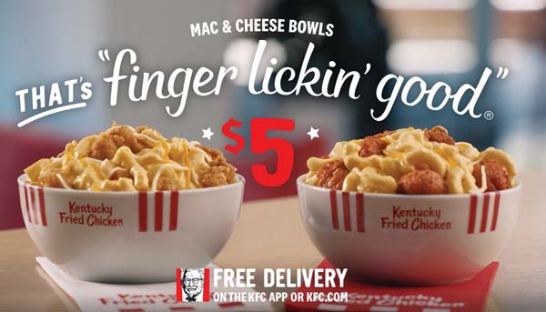 KFC Brings Back Mac & Cheese Bowls