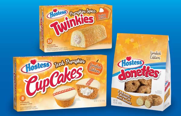 Hostess Brands Offers  Fall-Flavored Snacks