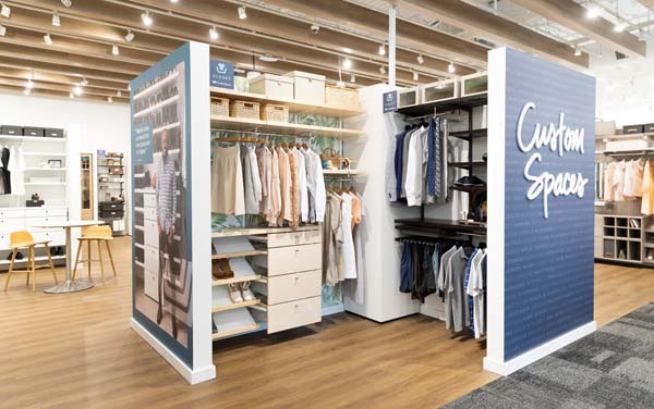 Container Store Displays Custom Spaces