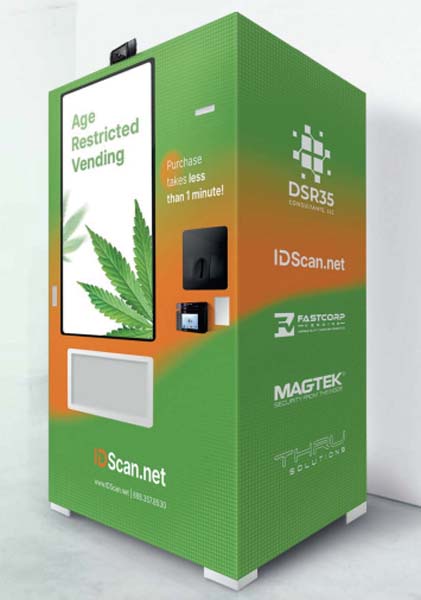 IDScan.net Debuts Cannabis Vending Machine