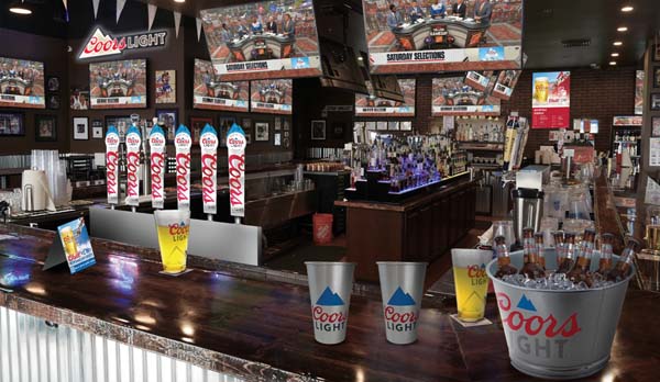 Coors Light Refreshes The On-premise During Peak Football Season