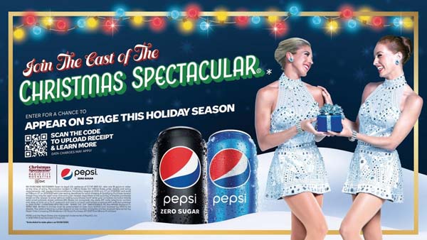 Pepsi Joins With Radio City To Offer Fans A Chance To Appear In Christmas Spectacular