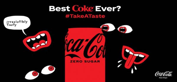 Coca-Cola Zero Sugar Invites Fans To ‘Take A Taste’