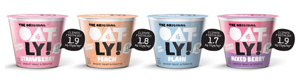 Oatly Labeling Displays Climate Footprint