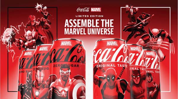 Coca-Cola Partners With Marvel For Limited-Edition Packaging