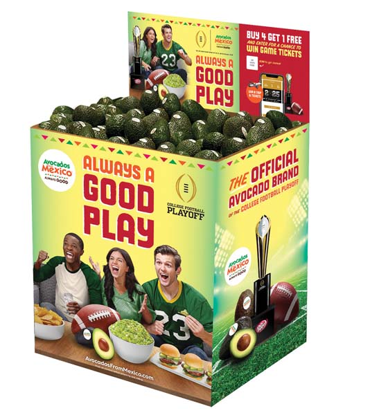 Avocados From Mexico Returns As Official Avocado  Of College Football Playoff