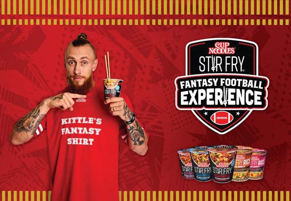 Cup Noodles Runs Fantasy Football Sweepstakes