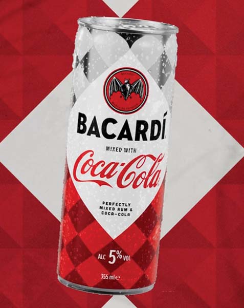 Coca-Cola & Bacardi  Announce Plans For  BACARDÍ & Coca-Cola Ready-To-Drink Cocktail