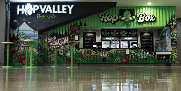 Hop Valley Brewing & Portland Trail Blazers Launch Hop Box Bar At Moda Center